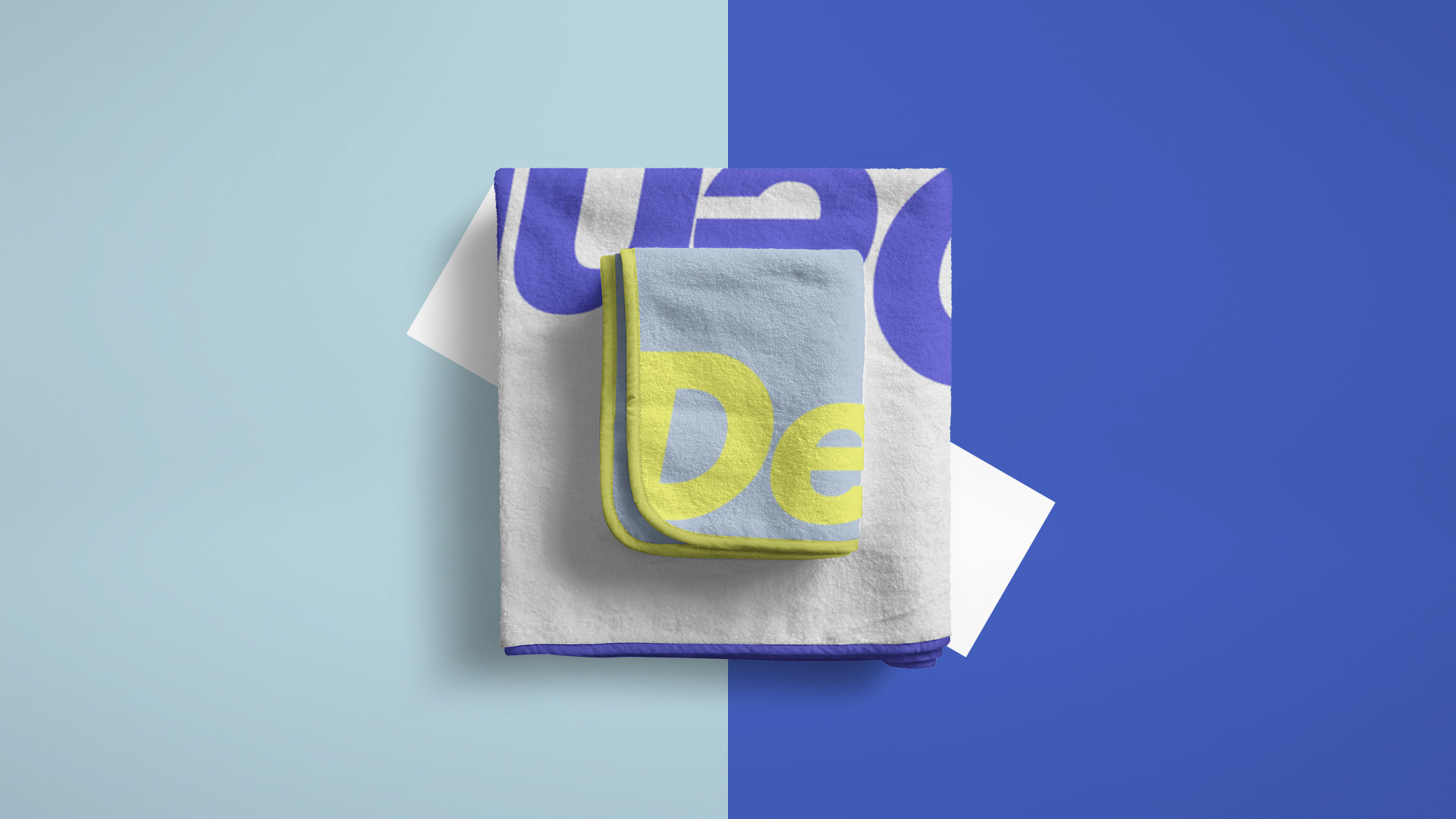 Create your personal microfiber fast-drying towel